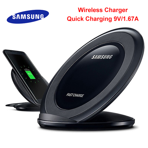 Samsung Qi Wireless Charger Standard Pad Fast Charger For Galaxy S7 S6 Edge S20 S10 S8 S9 plus S10E S20FE S20 Note 20 Ultra 8 9 ► Photo 1/6