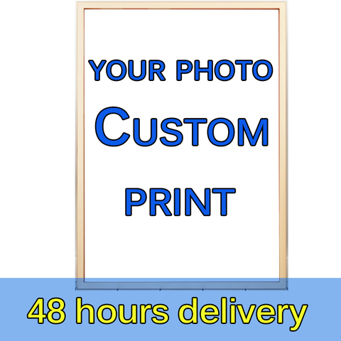 custom print canvas painting from your photo Poster Animal Figure Landscape Abstrac picture Parlor Hoom Décor Wall Art paintings ► Photo 1/6