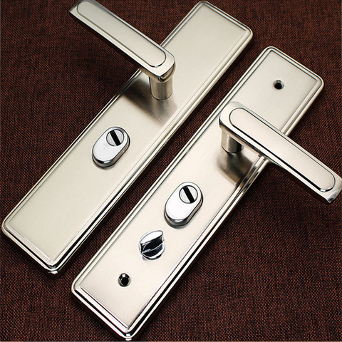 Universal Security  door handle  anti-thief  door plate anti-explosion pick-proof multi-function  door lock handle ► Photo 1/6