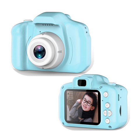 Mini Camera Kids Toys Cartoon 2 Inch HD Screen Digital Cameras Video Recorder Camcorder Language Switching Timed Shooting ► Photo 1/6