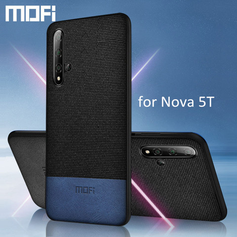 For Huawei Nova 5t Case Cover Shockproof MOFi Original Nova 5 t Back Fabric Hard Protective Capas Nova 5t Anti-Knock Case ► Photo 1/6