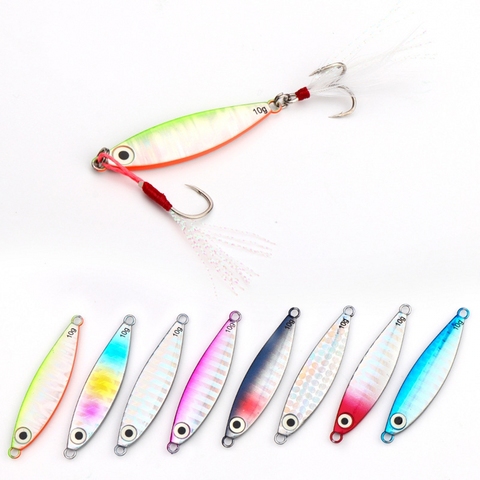 Micro Jig  Jigs Sea Fishing Metal Jig 7G 10G15G20G Shore Casting Jigging Lead Fish Sea Bass Fishing jigs Lure Slow jigging lures ► Photo 1/6