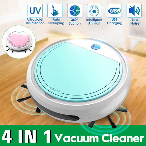 automatic smart vacuum cleaner 4-in-1 sweeping robot uv sterilize dry wet mop 1 