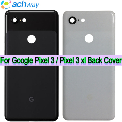 Original Google Pixel 3 xl Battery Cover back glass Door Rear Glass Housing Case 6.3