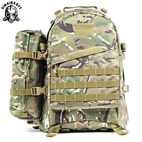 55L 1000D Large Capacity Army Tactical Backpack 3D Backpacks Military Assault Bags Outdoor Camping Hiking Trekking Rucksack Bag ► Photo 1/6
