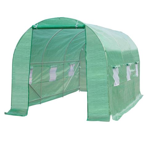 Outsunny Greenhouse Hut 450X200x200 cm Garden Terrace Growing plant tickseed ► Photo 1/6
