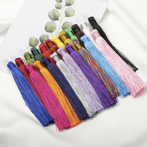 10pcs 22 Colors 12cm Silk Tassels for Diy Jewelry Making Findings Handmade Tassels Fring Pendants Supplier Fringe Earrings Charm ► Photo 1/6