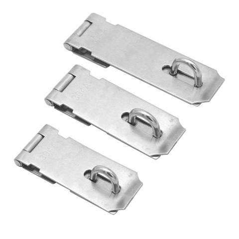 Anti Theft Hasp Staple Shed Latch Stainless Steel Door Lock Padlock Clasp ► Photo 1/6