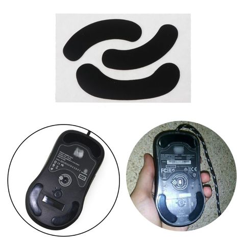 1 Set 0.6mm Thickness Replace Curve Edge Mouse Feet Mouse Skates for SteelSeries XAI / Sensei / RAW / MLG Mouse ► Photo 1/6