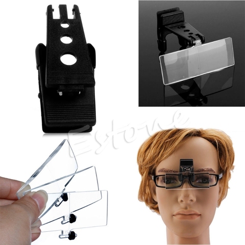 2022 New Folding Eyeglass Clip On Flip Magnifying Loupe Glass Handsfree Precise Magnifier ► Photo 1/6