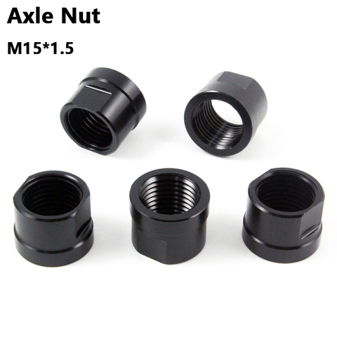 Bicycle Thru Axle Nut M15x1.5mm Axle Cap 1.5mm Thread Pitch Axle Nuts M15 Axle Screw Nuts Bicycle Accessories ► Photo 1/6