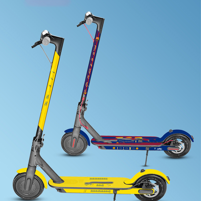Electric Scooter Full Body PVC Sticker DIY Skateboard Sticker Scooter