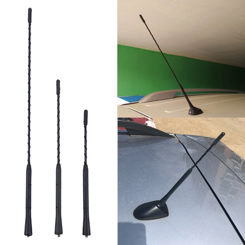 1PC 9/11/16 Inch Car Roof Mast Whip Stereo Radio FM/AM Signal Amplified Antenna Car Radio Aerial Accessories ► Photo 1/6