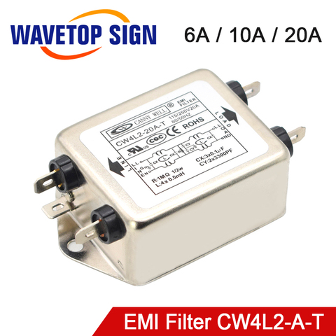 CANNY WELL CW4L2-20A-T EMI Power Filter Single-phase Double-section Power Filter CW4L2-10A -T CW4L2-6A -T ► Photo 1/5
