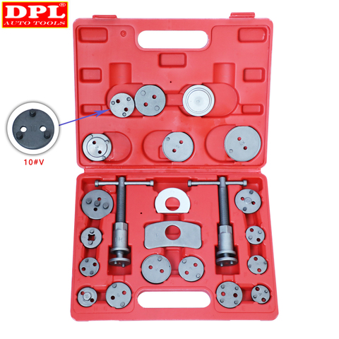 22pcs Universal Car Disc Brake Caliper Wind Back Brake Piston Compressor Tool Kit For Most Automobiles Garage Repair Tools ► Photo 1/6