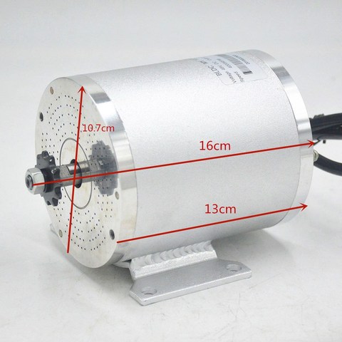 48V 60V 2000W Brushless DC Motor, Electric Motor For Electric Vehicle, Electric Bike Parts ► Photo 1/6