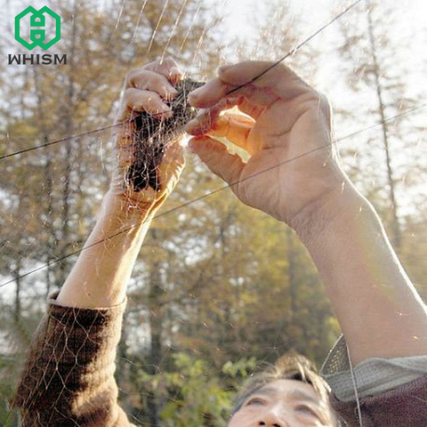 WHISM 1.5cm Hole Nylon Anti Bird Net Fruit Crop Plant Tree Protective Mesh Bird-Preventing Netting Pest Control Garden Supplies ► Photo 1/6