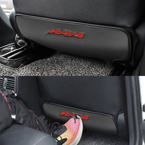 1pcs Car Seat Back Anti-Kick Cushion Pad Rear Seat Passenger Anti-Dirty Kick Pad for Toyota RAV4 Accessories Car-Styling ► Photo 1/6