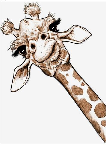 animal giraffe Transparent Silicone Stamp And metal die/Seal for DIY scrapbooking/photo album Decorative clear stamp sheets ► Photo 1/3