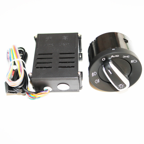 ELISHASTAR Auto Light Sensor With Headlight Switch Leaving Home Coming Home Function For  Polo Golf 4 Passat B5 5ND941431B ► Photo 1/6