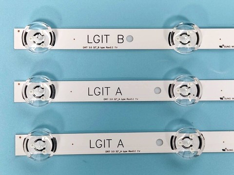 3pcs LED strip for LG 32''32LB5700 LC320DUE 32LF5800 32LB5610 32LB550B 32LB561 32LB572 32LB570 32LB550 32LB580 32LB582 ► Photo 1/6