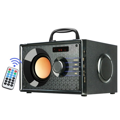 TOPROAD Portable Bluetooth Speaker Wireless Stereo Subwoofer Outdoor Party Speaker Music Player Support FM radio Remote Control ► Photo 1/6
