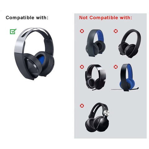 Pigment overholdelse Reaktor Ear Pad For sony Platinum Wireless Headset PlayStation 4 PS4 7.1  CECHYA-0090 Headphones Accessories Blue Headband Earpads Black - Price  history & Review | AliExpress Seller - CP YANG Store | Alitools.io