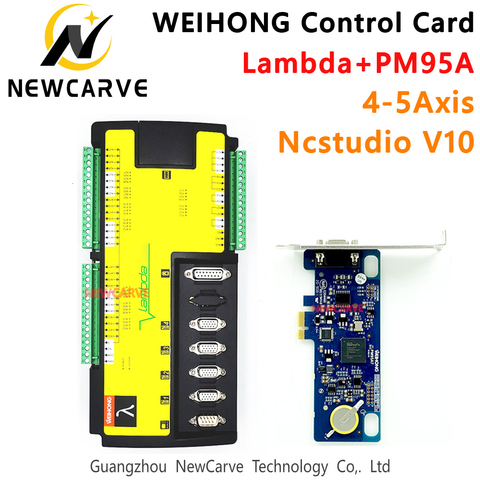 WEIHONG CNC Control System Card Milling Machine 4 5 Axis Controller PM95A + Lambda5S Software NcStudio For CNC Router NEWCARVE ► Photo 1/5