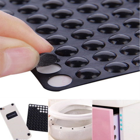 100 Pcs Wall Stickers Self Adhesive Buffer Bumper Toilets Drawer Door Cabinets Anti Collision Shockproof Rubber NonSlip Silicone ► Photo 1/6