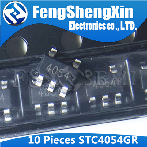 10PCS STC4054GR SOT23-5 STC4054 SOT23 battery management  IC ► Photo 1/1