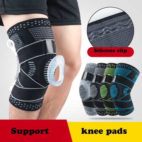 Knee Brace Compression Sleeve Non-Slip Running Hiking Soccer Basketball Meniscus Tear Arthritis Single Wrap Kneepads Knee Pads ► Photo 1/4