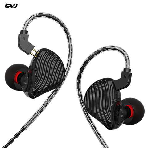 CVJ CSE 1BA+1DD Hybrid Driver In Ear Earphone HIFI Monitor Headsets Sport Running Earbuds Replaced Cable ZST X ZSN PRO X ST1 M10 ► Photo 1/6