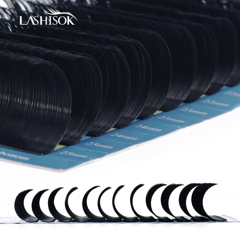 GLAMLASH J B C D L LU Curl Lash Length 7-25mm Mixed In One Tray Eyelash Extension Individual Faux Mink soft False eyelashes ► Photo 1/6
