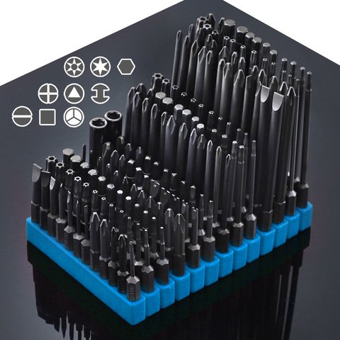 S2 Screwdriver Bits Magnetic Screw Driver Set 1/4'' Hex Shank Electric Drill Kits 50mm/75mm/100mm 12pcs/set ► Photo 1/6