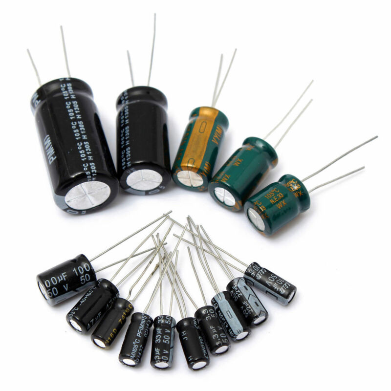 120Pcs/lot 15Value 50v 1uF-2200uF Electrolytic Capacitor Kit ► Photo 1/2