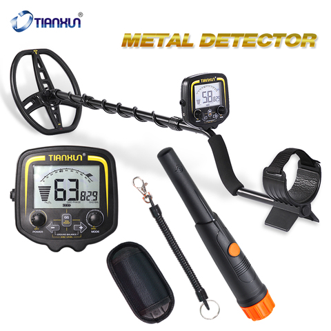 TX-850 + Protective Cover Portable High Sensitivity Underground Metal Gold Detector Hunter Finder LCD Display Depth 2.5m ► Photo 1/6