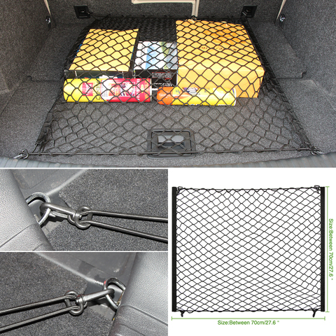 CAR TRUNK ENVELOPE CARGO NET FOR VW Golf 5 6 7 Jetta MK5 MK6 MK7 CC Tiguan Passat B6 b7 Scirocco New Touareg R line accessories ► Photo 1/6