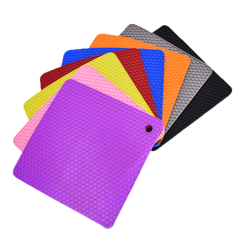 Pot Holders And Silicone Trivet Mats Non-slip Resistant Silicone Insulation Pad Heat Resistant Hot Pads ► Photo 1/6