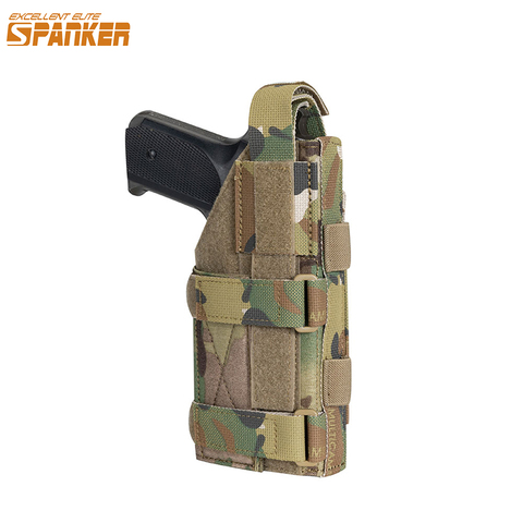 EXCELLENT ELITE SPANKER Tactical Universal Pistol Holster Hunting Military Molle Pistol Holster Adjustable Pistol bag ► Photo 1/6