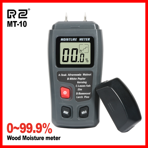 RZ Portable High Precision  Wood Moisture Meter Hygrometer  Density Digital Electrical Tester Measuring tool  MT10 ► Photo 1/6