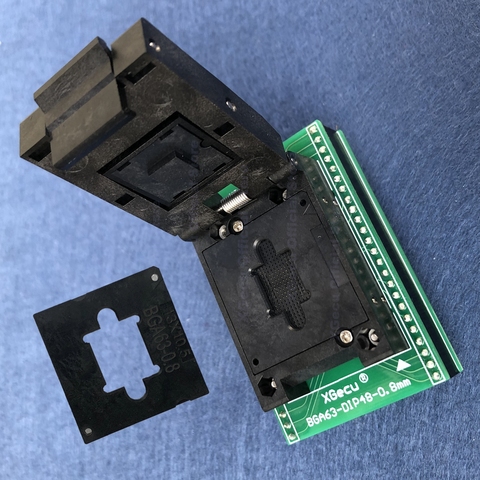 BGA63-DIP48 adapter BGA63-DIP48-0.8mm XG-BGA63-0.8 only for XGecu T56 programmer ► Photo 1/6