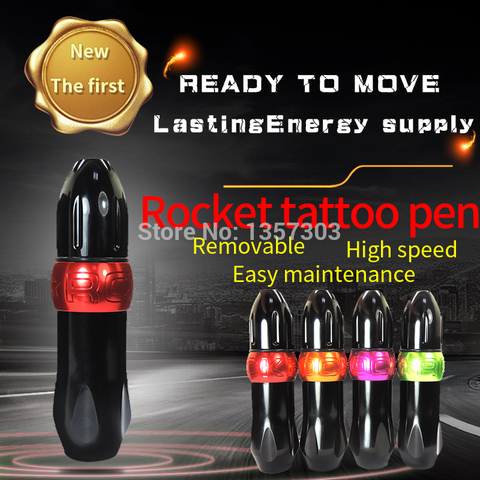 New Rocket Motor  Tattoo Pen Motor Tattoo Machine Rotary Tattoo Machine Space Aluminum Cartridge Tattoo Gun Equipment ► Photo 1/6