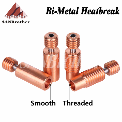 Bi-Metal Heatbreak Bimetal Heat break for E3D V6 hotend heater block for Prusa i3 MK3 Break 1.75MM Filament Smooth ► Photo 1/6