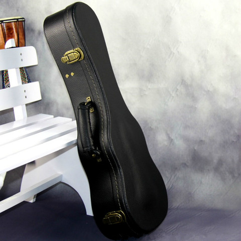Ukulele Hard Box Case Bag 21 23 26 Inches Soprano Concert Tenor Ukelele Gray Guitar Accessories Parts Gig Sponge Waterproof ► Photo 1/6