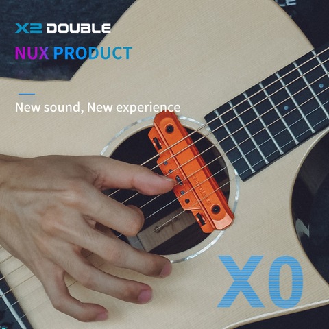 DOUBLE X0 Acoustic Guitar Pickup Preamp System Avoid Opening Built-in lithium Battery for 39-42 Inch Pick-Up Guitar Accessories ► Photo 1/6