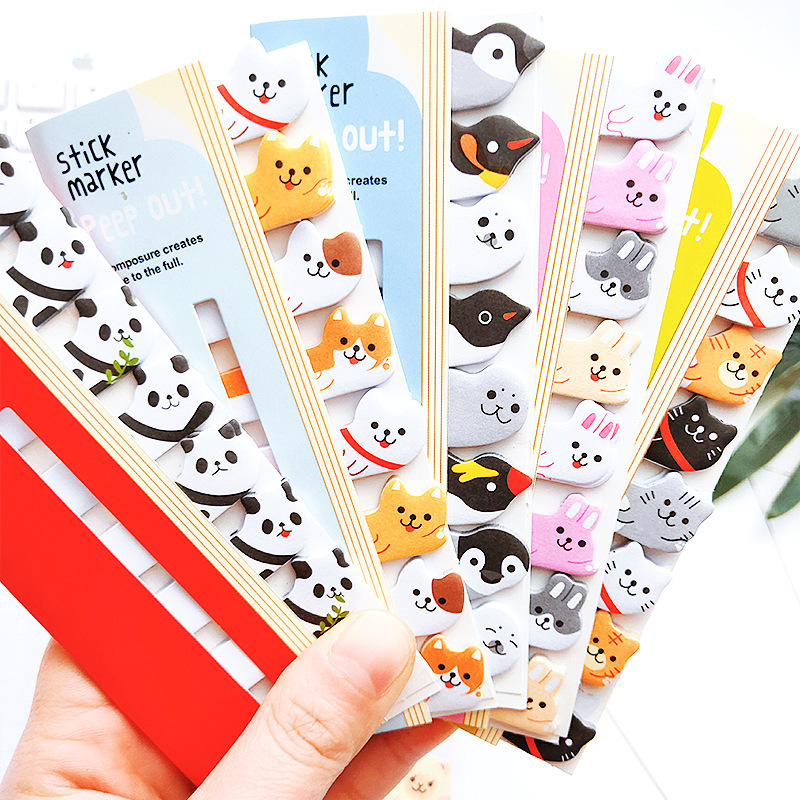 Kawaii Stationery Rabbit Sticky Note Memo Pad Stickers Cute Post Stickers