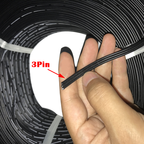 Silica gel line 2P 3Pin 8Pin 10pin 20AWG Silicone Cable Test Line  0.5 Square Tinned Copper Cable heat proof Power Connect Wire ► Photo 1/6