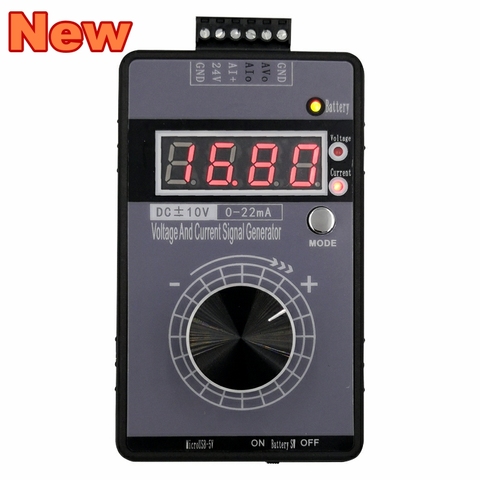 Portable 0-5V 0-10V 4-20mA Generator with LED Display High Precision Adjustable DC Current Voltage Signal Generator No Battery ► Photo 1/6