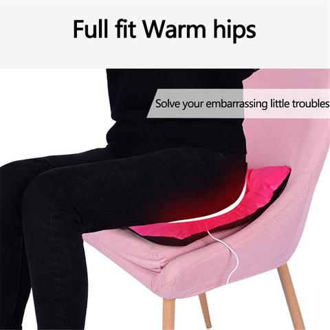 4 Colors Washable Electric Heating Cushion USB Office Chair Heating Pad for Autumn and Winter keep warm ► Photo 1/6