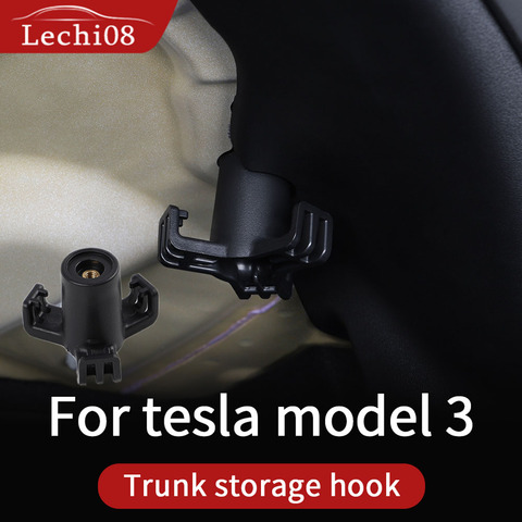Trunk Hook For Tesla Model 3 Accessories Car Rear Hook Tesla Model 3 accessories Model 3 Tesla Three tesla Model 3 Cargo Hanger ► Photo 1/6
